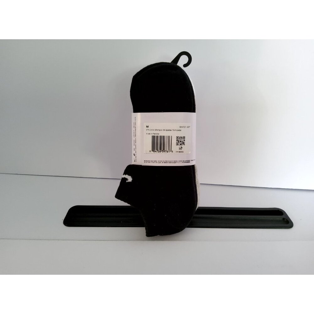 Nike Performance Cushioned No Show Socks 3 Pair Pack Size M - SX4721-967 - Picture 3 of 4